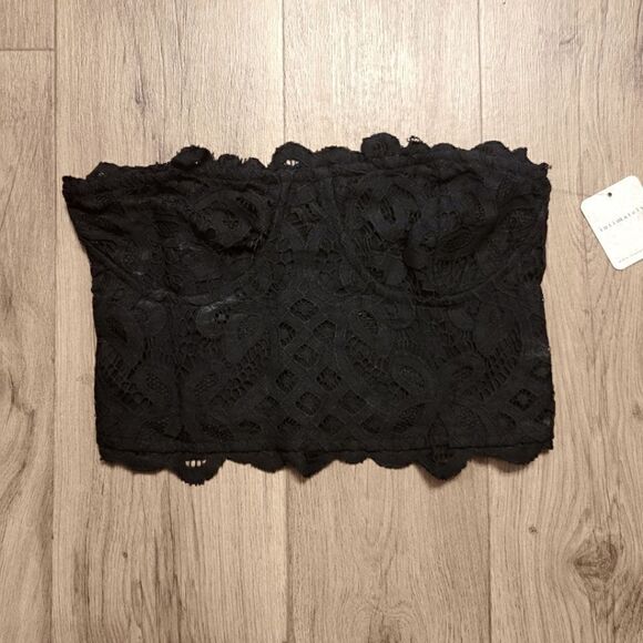 NWT Free People Adella Corset Top Black - Picture 4 of 6